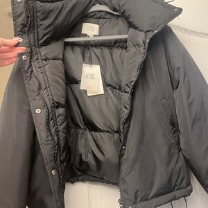 BDG Black Winter Coat